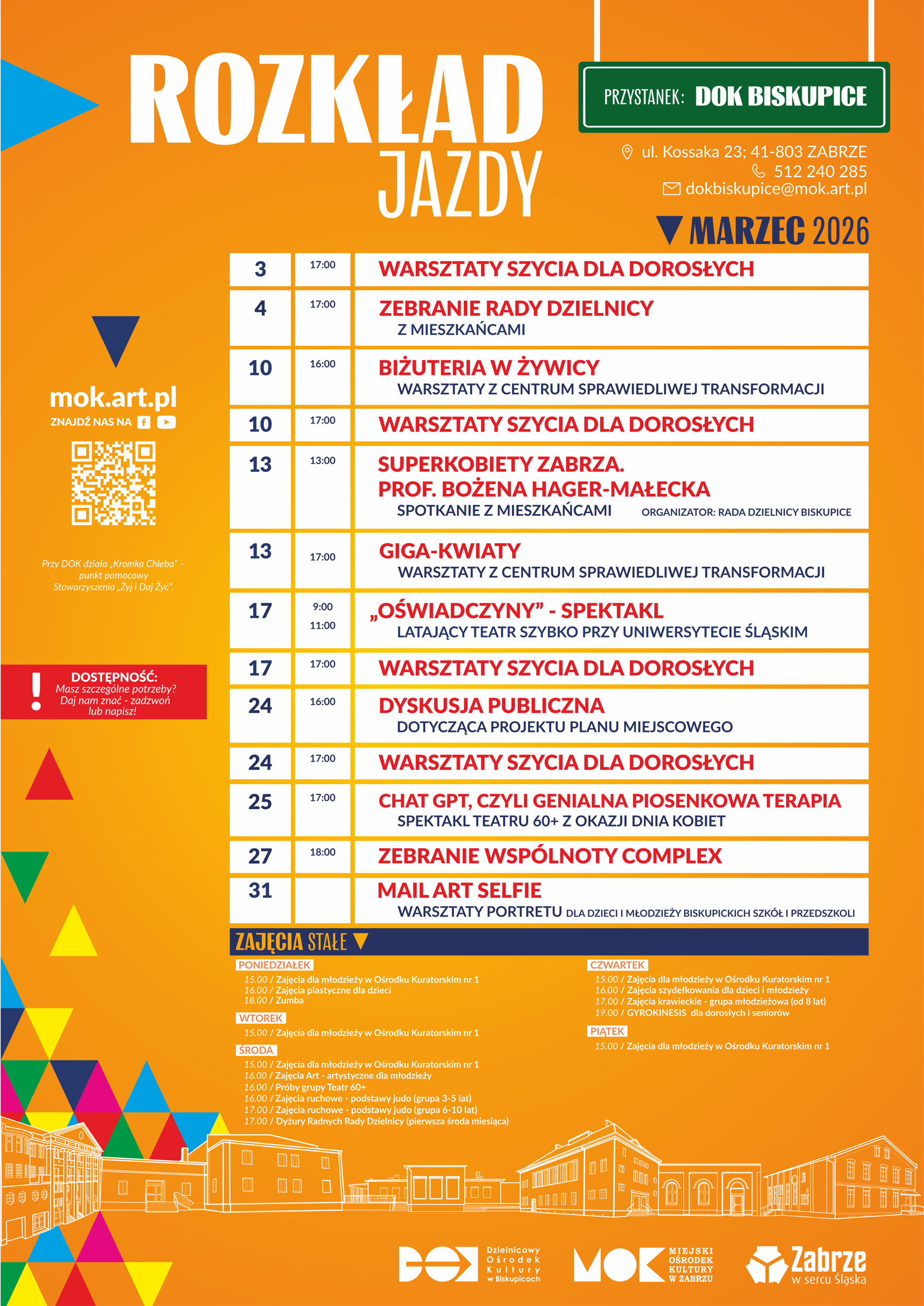 Rozkład Jazdy - marzec 2026 / DOK Biskupice